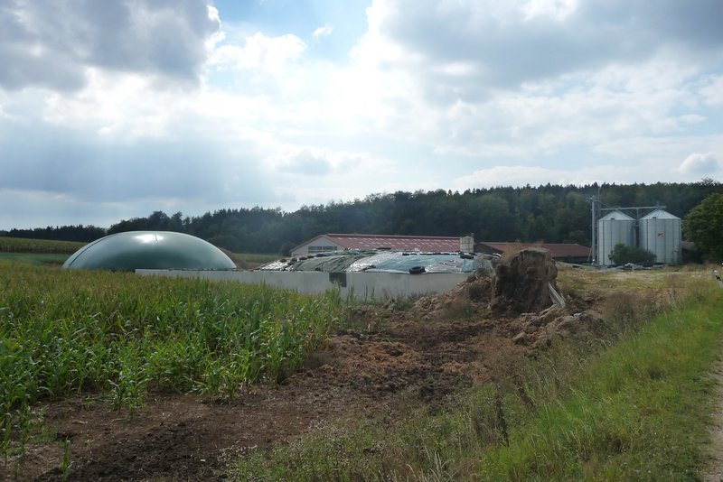 Nahwärmenetz in Degersheim, Biogasanlage