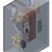 ENERPIPE Friwa Innenleben Rendering Frischwasserstation
