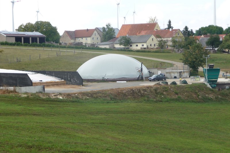 Nahwärmenetz in Degersheim, Biogasanlage
