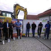 Spatenstich Mehrstetten Nahwärme 