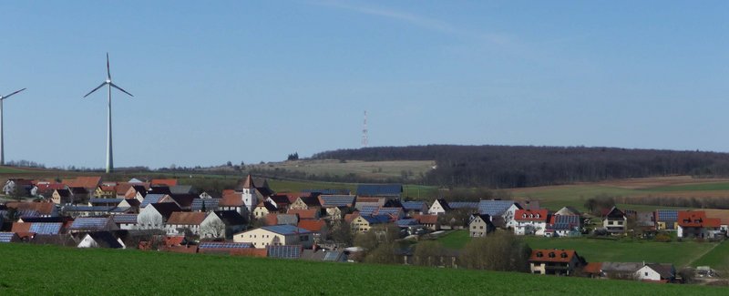 Nahwärmenetz in Degersheim, Ort