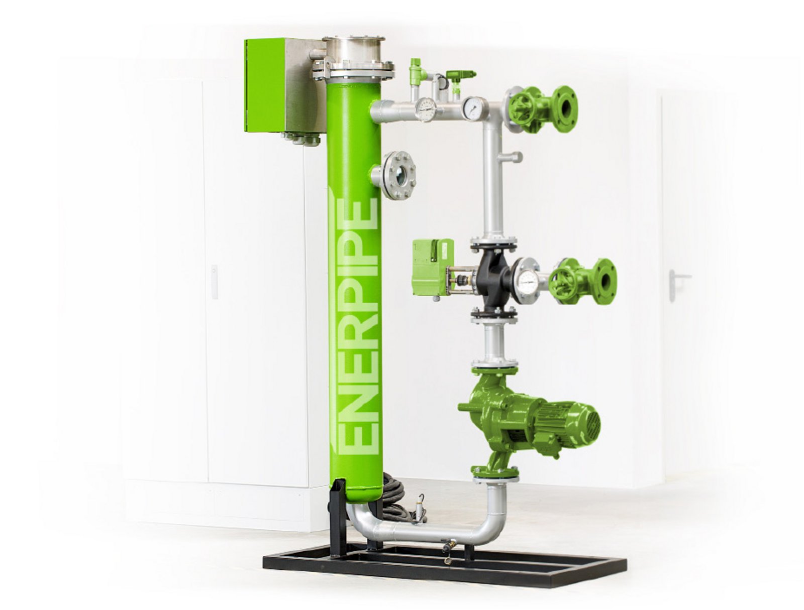 Power to heat Anlage ENERPIPE