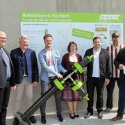 Bastheim Einweihung Nahw&auml;rmenetz Gruppenbild