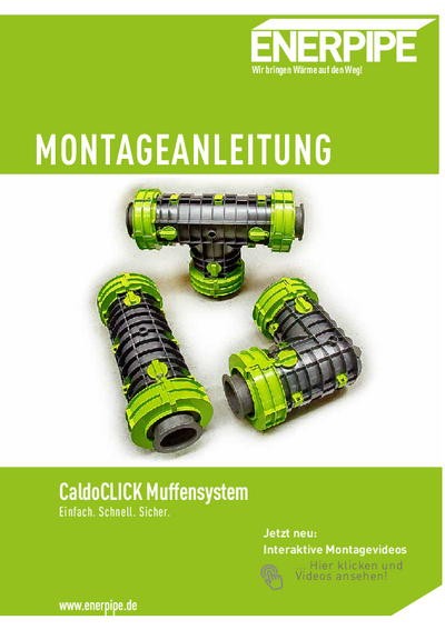 Rohrtechnik: CaldoCLICK Muffenmontage