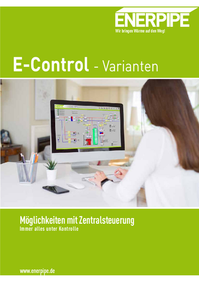 Wärmenetzsteuerung E-Control Varianten Wärmenetzsteuerung E-Control Varianten