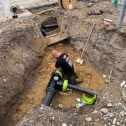 CaldoCLICK Verbindungsmuffe von ENERPIPE wird verlegt