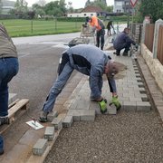 Wärmenetz in Dornhausen - Bürgersteig wird verlegt