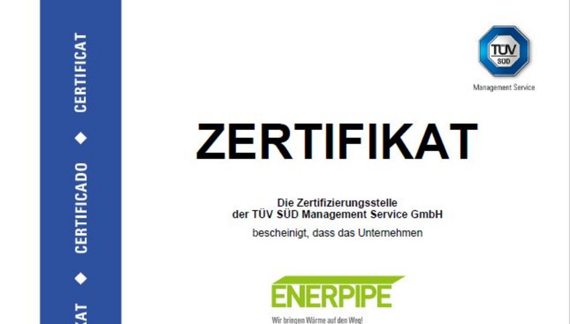 Iso Zertifikat vom TÜV Süd nach ISO 9001:2015