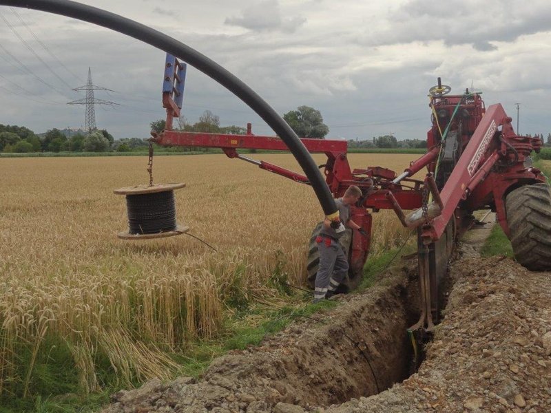 Nahwärmenetz in Reibersdorf: Rohrgraben