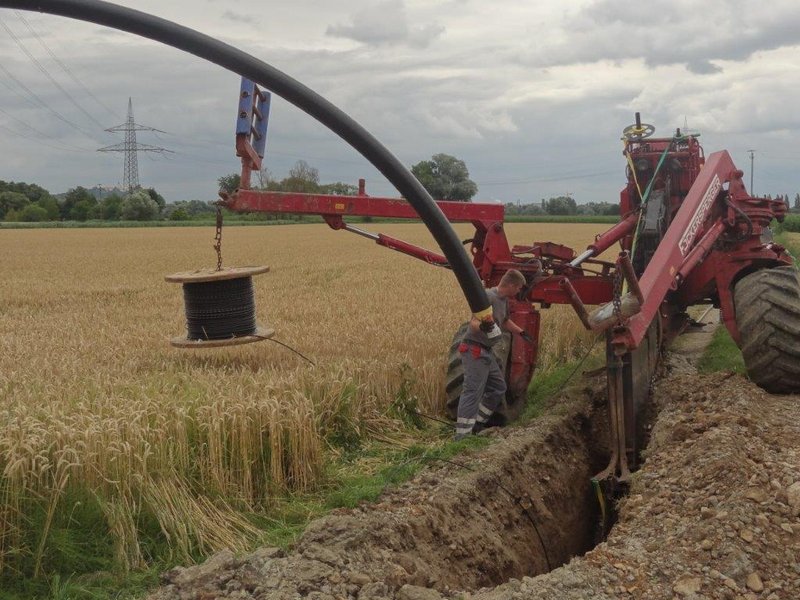 Nahwärmenetz in Reibersdorf: Rohrgraben