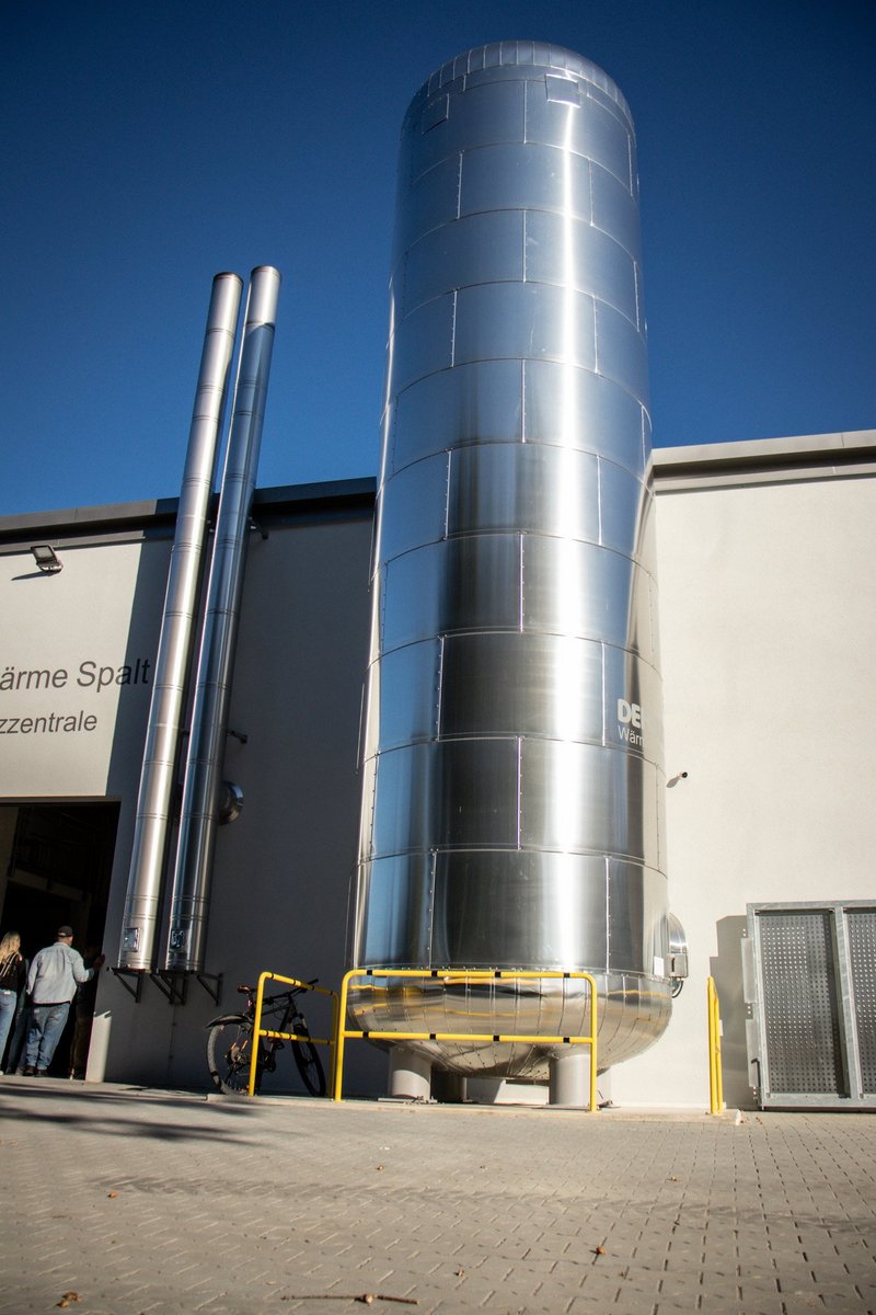 Großpufferspeicher Wärmenetz ENERPIPE