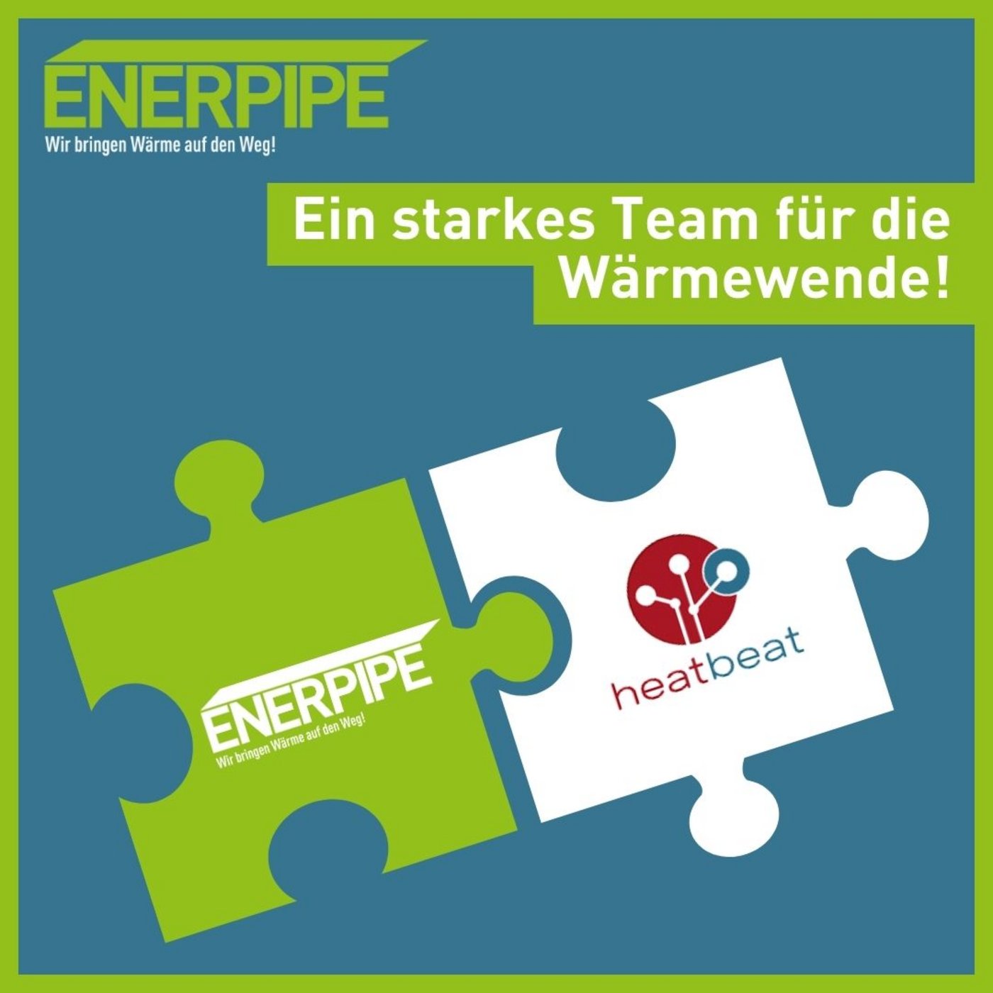 ENERPIPE und heatbeat sind Partner Puzzlebild