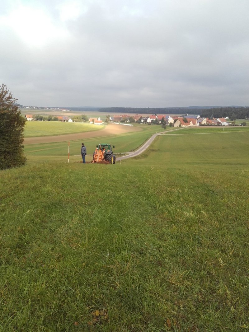 Nahwärmenetz in Gundelshalm-Pfofeld - Ortsverbindung