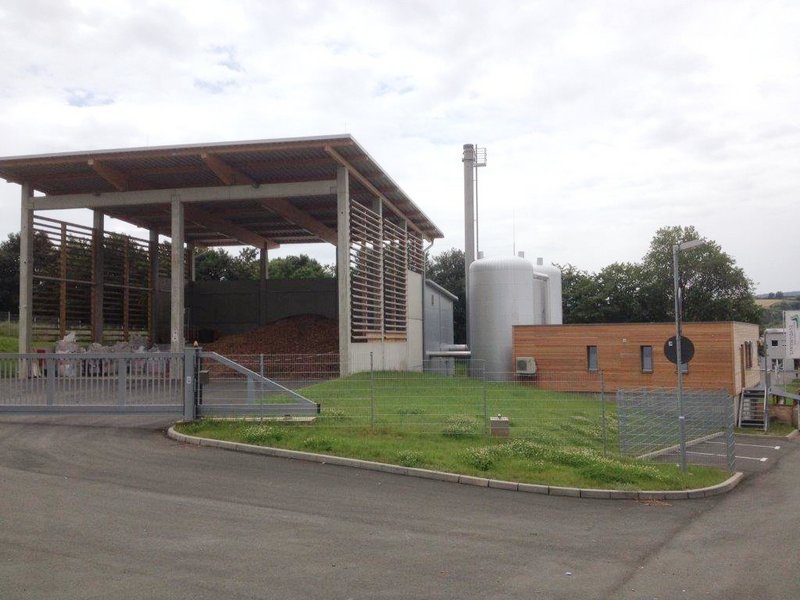 Stadtwerke Wetter Nahwärmenetz Heizhaus und Hackschnitzel