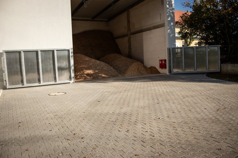 HAckschnitzel für Wärmenetz ENERPIPE