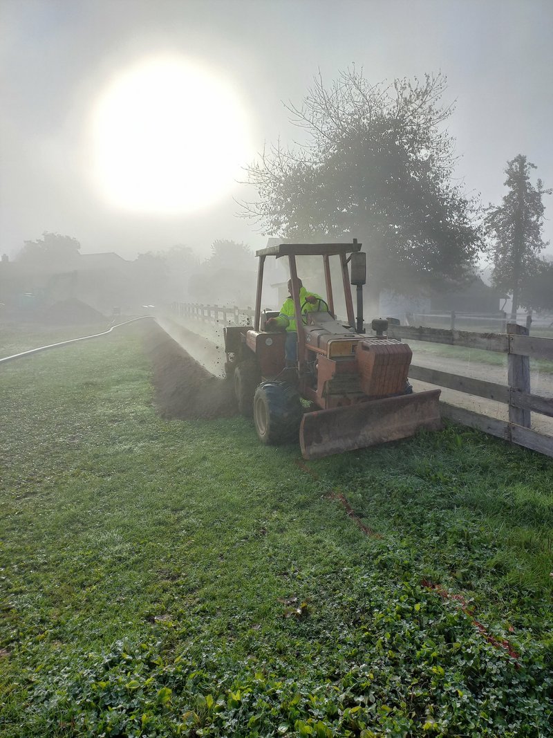 Nahwärmenetz in Vilshofenf: Traktor