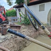 Rohrgraben in Baudenbach