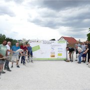 ENERPIPE Wärmenetz in Nennslingen: Spatenstich