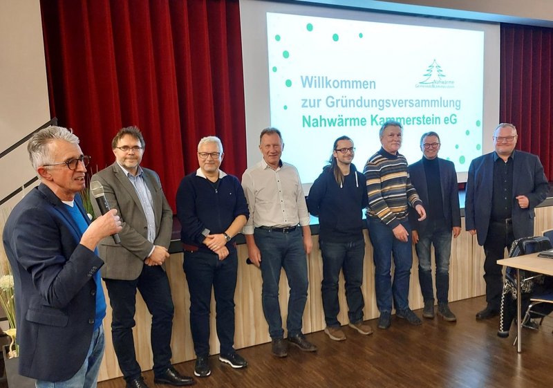 Nahwärmenetz Kammerstein - Gründungsversammlung Gruppenbild