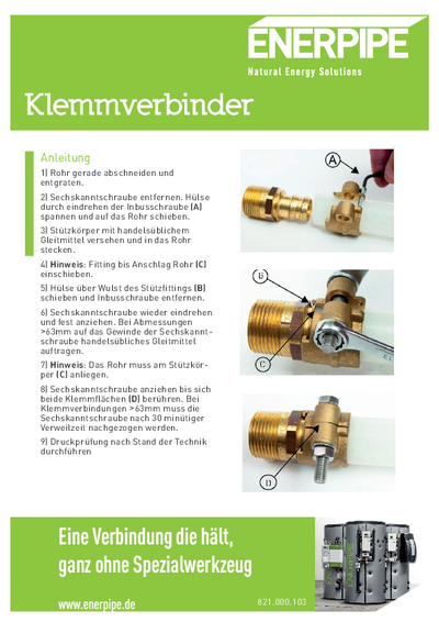 Rohrtechnik: Klemmverbinder Rohrtechnik: Klemmverbinder