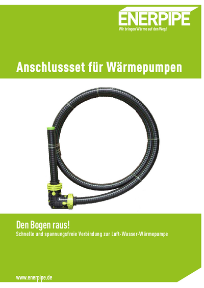 Wärmepumpen-Anschlussset Flyer Wärmepumpen-Anschlussset Flyer