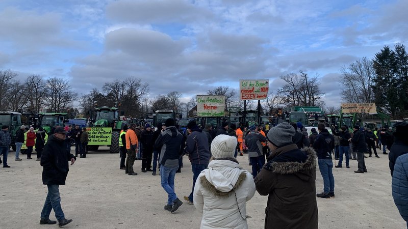 Bauern-Protest mit Enerpipe