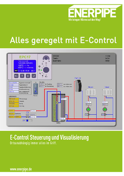 Wärmenetzsteuerung: E-Control Flyer Wärmenetzsteuerung: E-Control Flyer