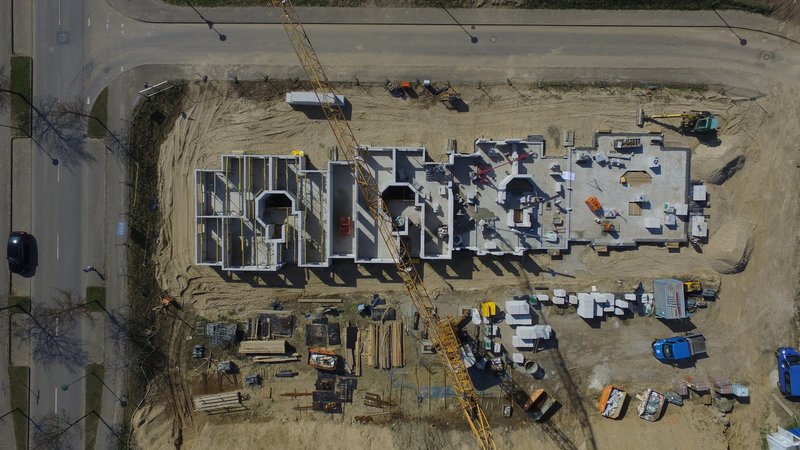 Rostock: Nahwärmenetz wird gebaut aus Vogelperspektive