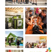 Collage ENERPIPE bei Eröffnung Nahwärmenetz Wettelsheim