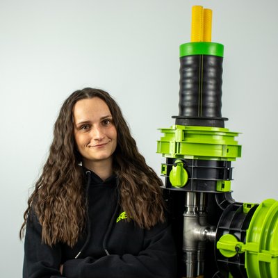 ENERPIPE Mitarbeiterin Christina Minzl