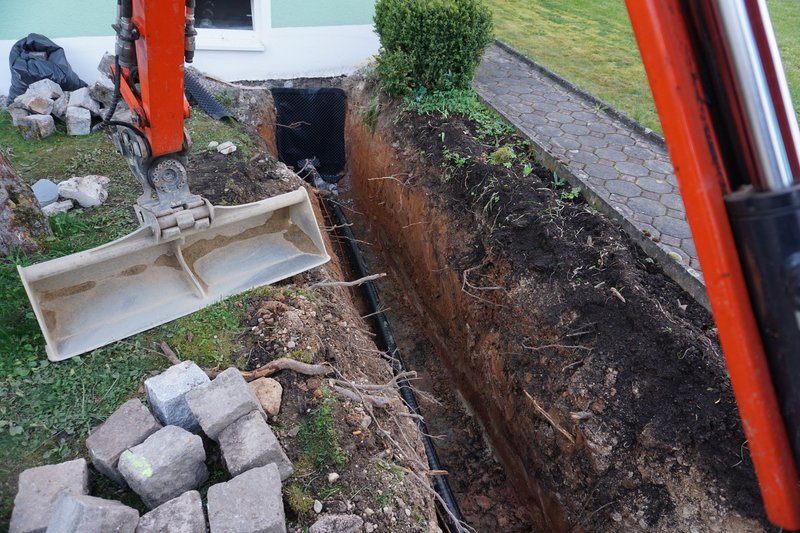 Gebenbach_Rohrgraben mit ENERPIPE