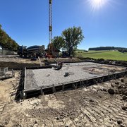 Geratskirchen: Spatenstich ENERPIPE Nahwärmenetz Bau Heizhaus