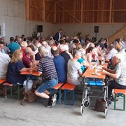 ENERPIPE Wärmenetz in Nennslingen: Einweihung Heizhaus