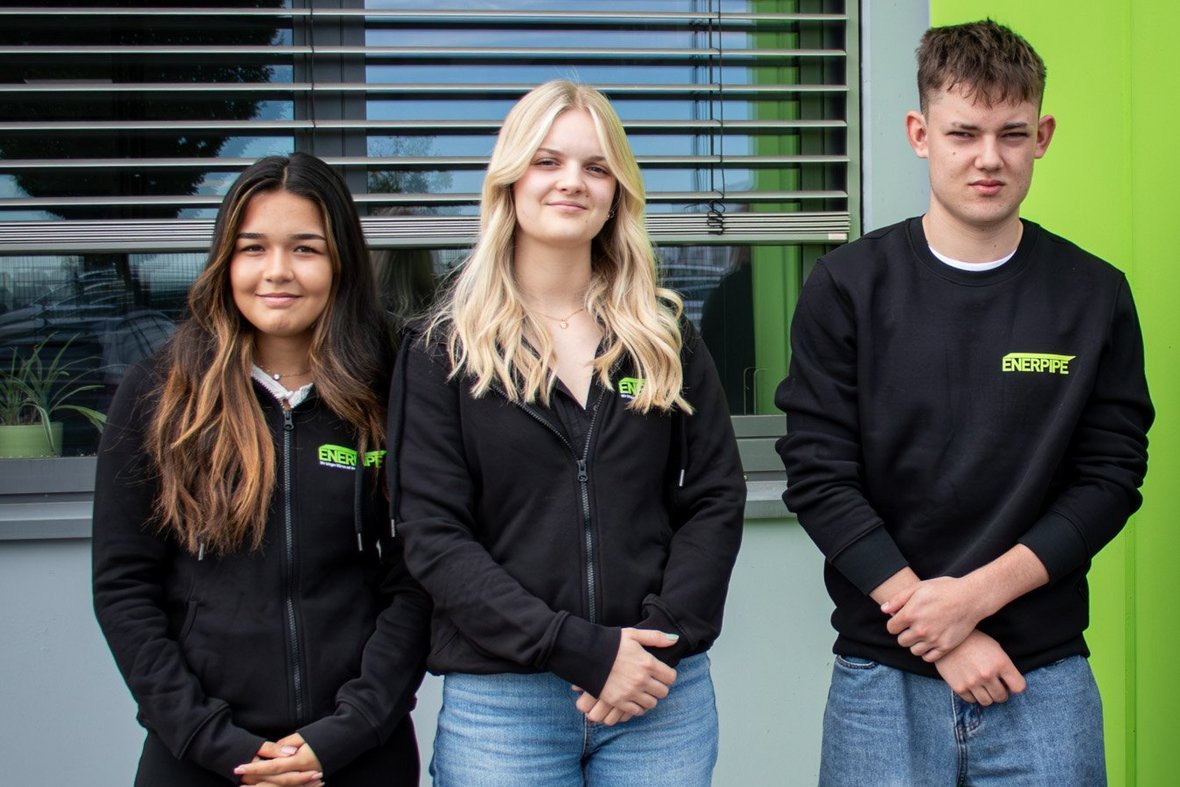 Azubis 2025 bei ENERPIPE