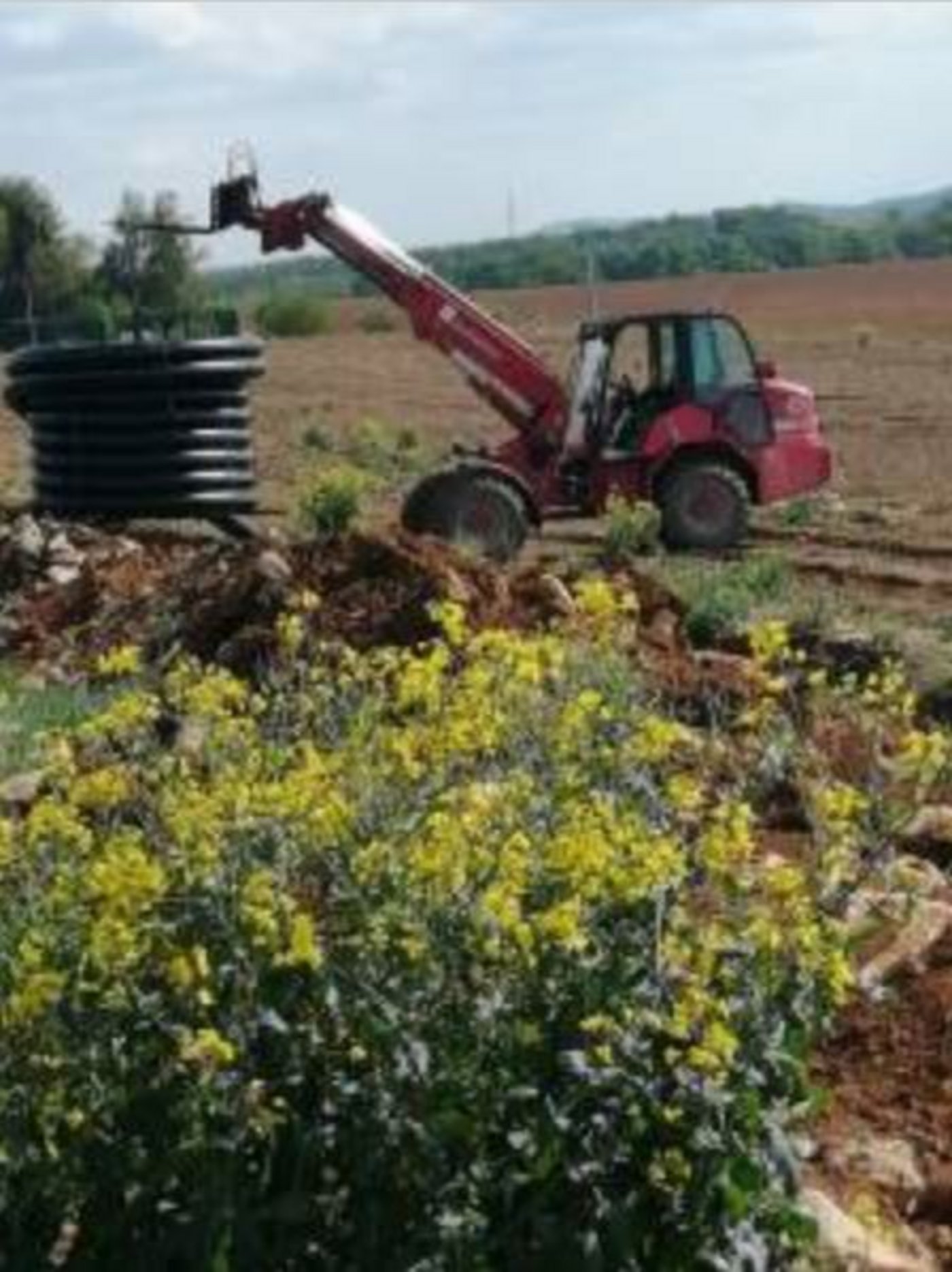 Nahwärmenetz in Eismannsberg: Traktor