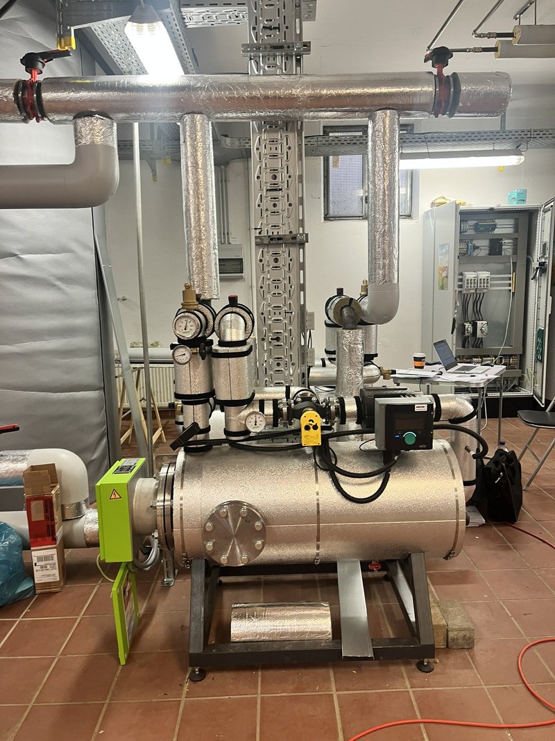 ENERPIPE Power to heat Anlage Silstedt